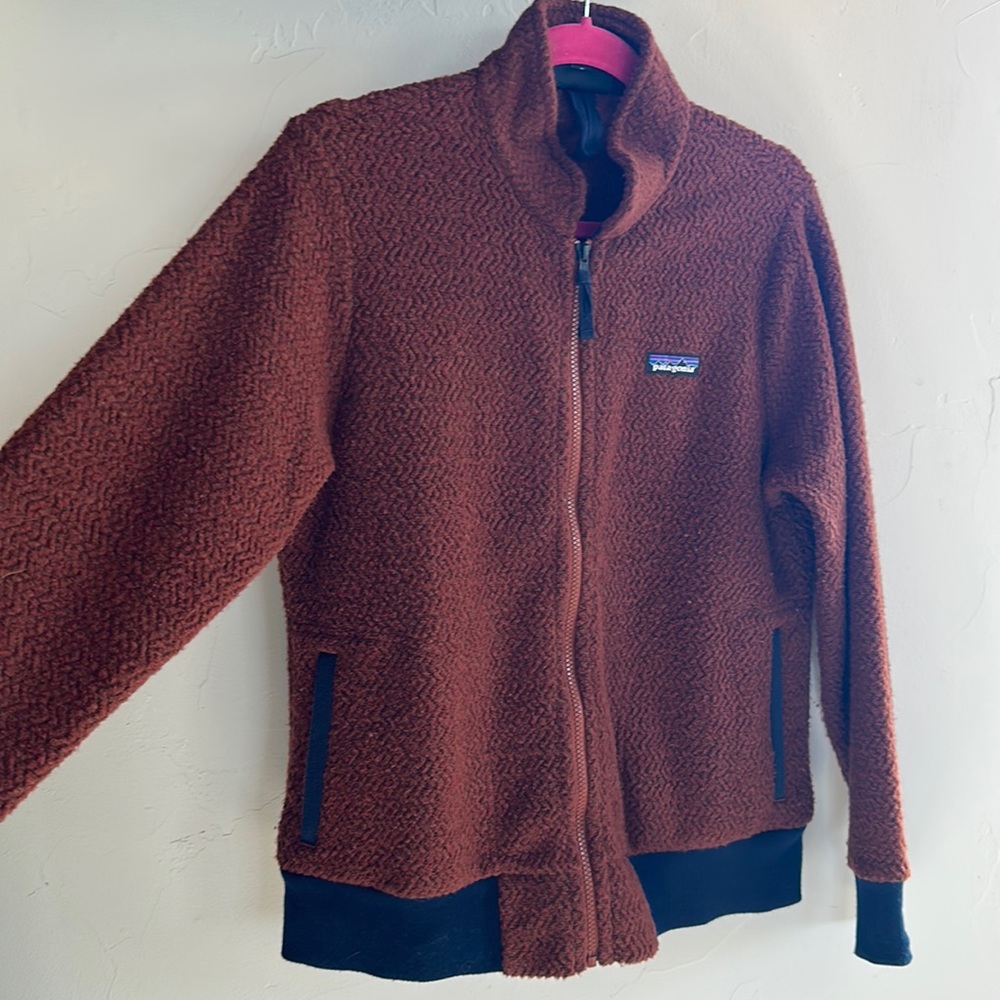 Patagonia Woolyester Fleece Jacket, Medium Regular Fit